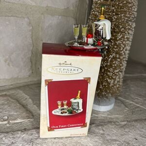 Hallmark keepsake ornament “ Our 1st Christmas” 2003